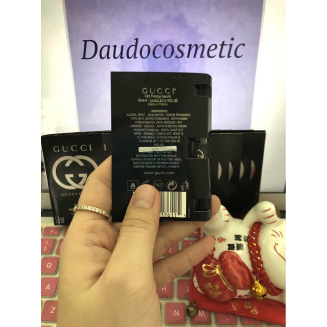 FREESHIP TOÀN QUỐC [vial] Nước hoa Gucci Guilty Pour Homme Intense/EDT 2ml | BigBuy360 - bigbuy360.vn