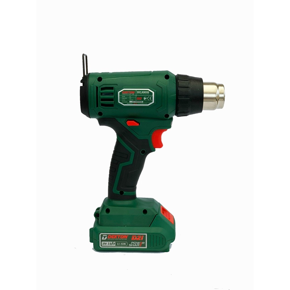 MÁY KHÒ NHIỆT DÙNG PIN 21V DEKTON D21-KN550- HÀNG CHÍNH HÃNG