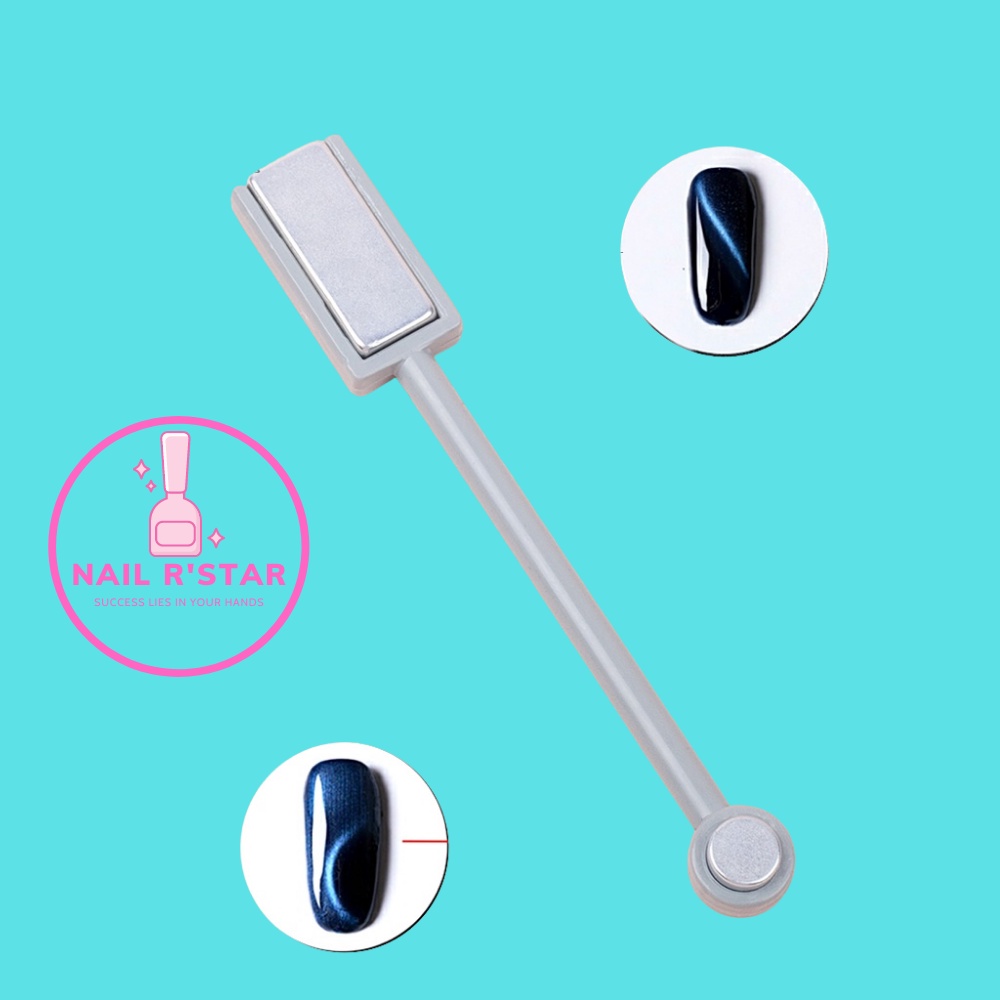 Cây nam châm 2 đầu hơ sơn gel mắt mèo chuyên dụng cho dân làm móng NAIL R’STAR
