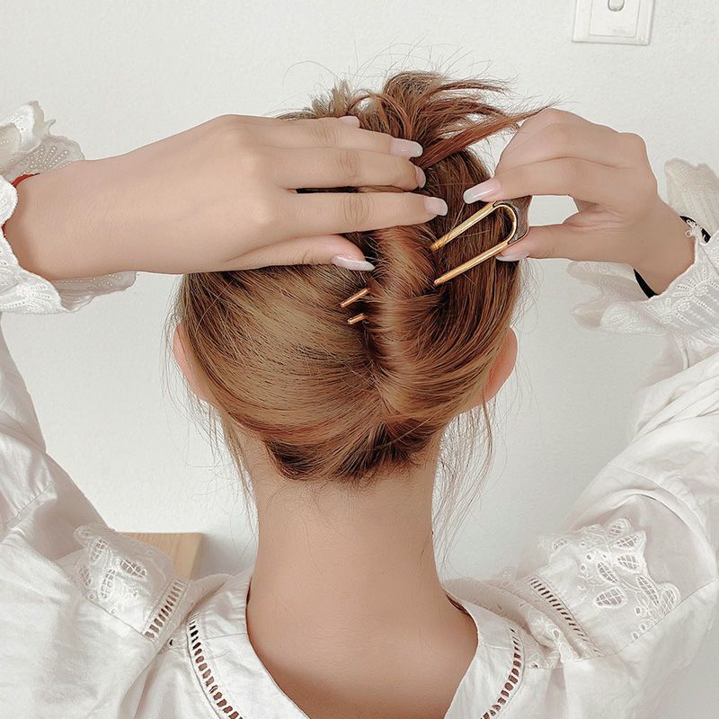 Trâm Cài Tóc, Trâm chữ u, kẹp tóc chữ u kẹp tóc búi