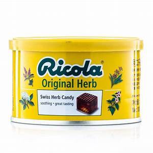 [FREESHIP] HỘP KẸO THẢO MỘC RICOLA CHANH VÀ TRUYỀN THỐNG 100G V