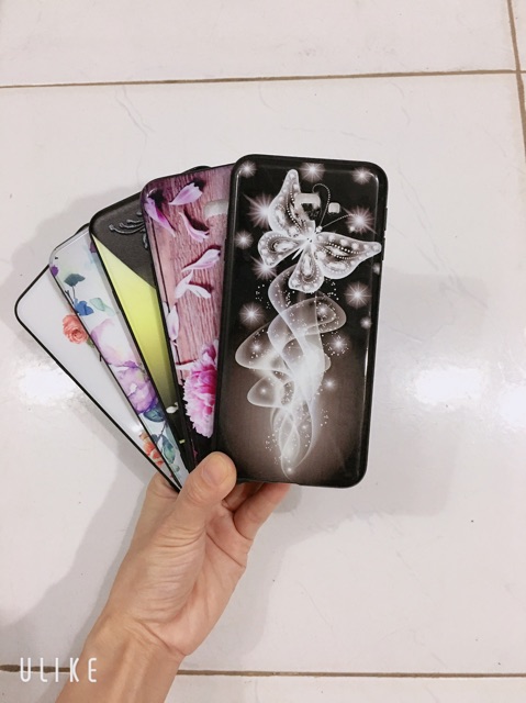 Ốp lưng sam sung J4 Core,J4 Plus,J4+ hình Bướmm nền đen