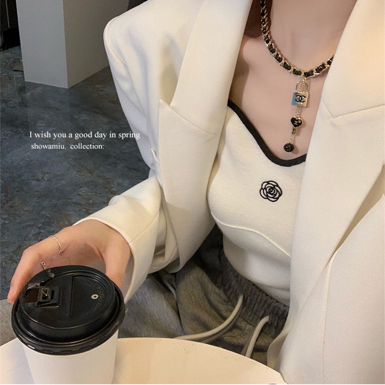 NRVP Áo Khoác Cardigan Dệt Kim Tay Ngắn Dáng Rộng Thiết Kế Mới Thời Trang Theo Phong Cách Hàn Quốc