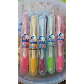 Bàn Chải Đánh Răng Suree Thái Lan [ GIÁ SỈ] Có Hộp Đựng Tiện Lợi Mang Du Lịch, Lông nhỏ xíu xiu