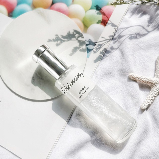 Nước hoa nữ chính hãng Shimang ánh nhũ chai tròn siêu Hot 30ml, Nước hoa nhũ Shimang hàng nội địa Trung ánh nhũ 30ml