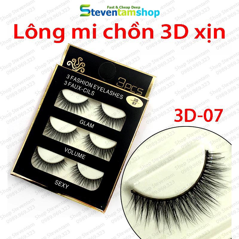 Lông mi chồn 3D số 07 (Cam kết hàng loại 1)