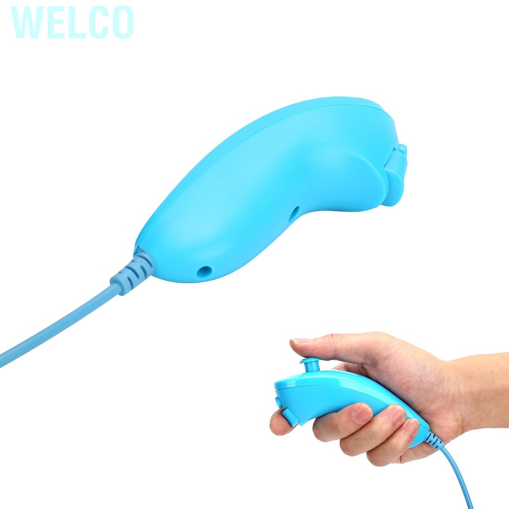 Welco Portable Left Hand Gamepad Handle Game Controller Joystick for Wii/Wii U Console