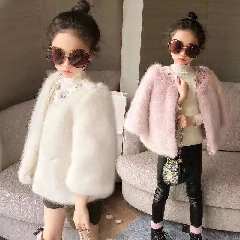 Áo lông bé gái