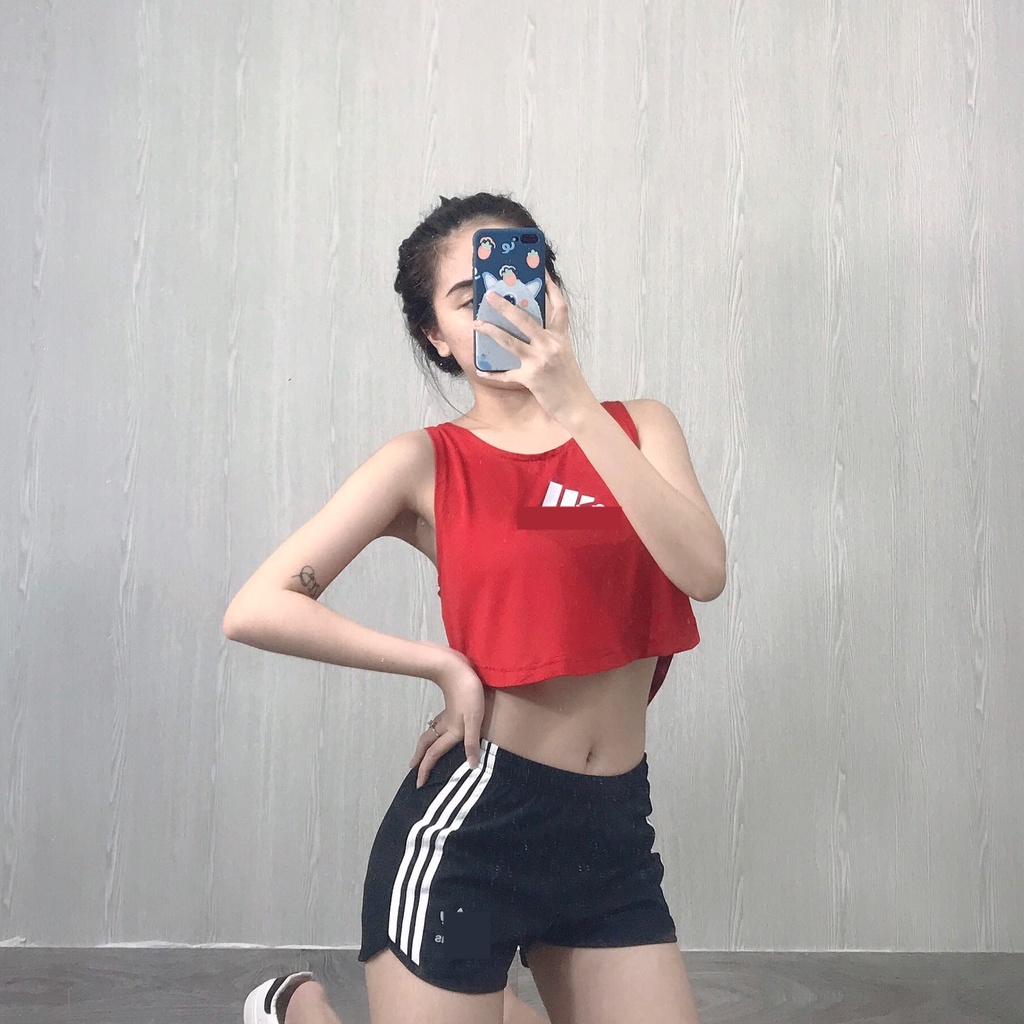 Aó Crop Lưới Nữ tập yoga, gym, aerobic thể thao Bin Sports A118