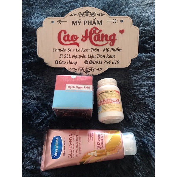 combo bạch Ngọc liên, vaseline, abutin 3c3