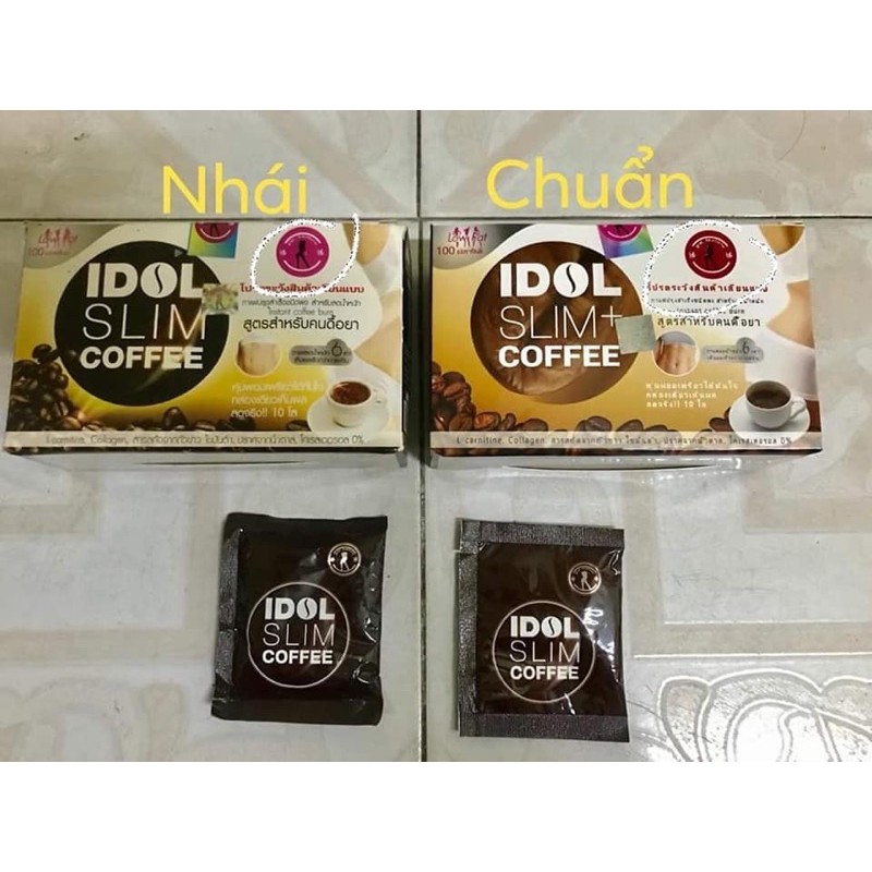 COMBO SỈ 3 HỘP CÀ PHÊ CAFE IDOL SLIM COFEE THÁI LAN GIÁ RẺ