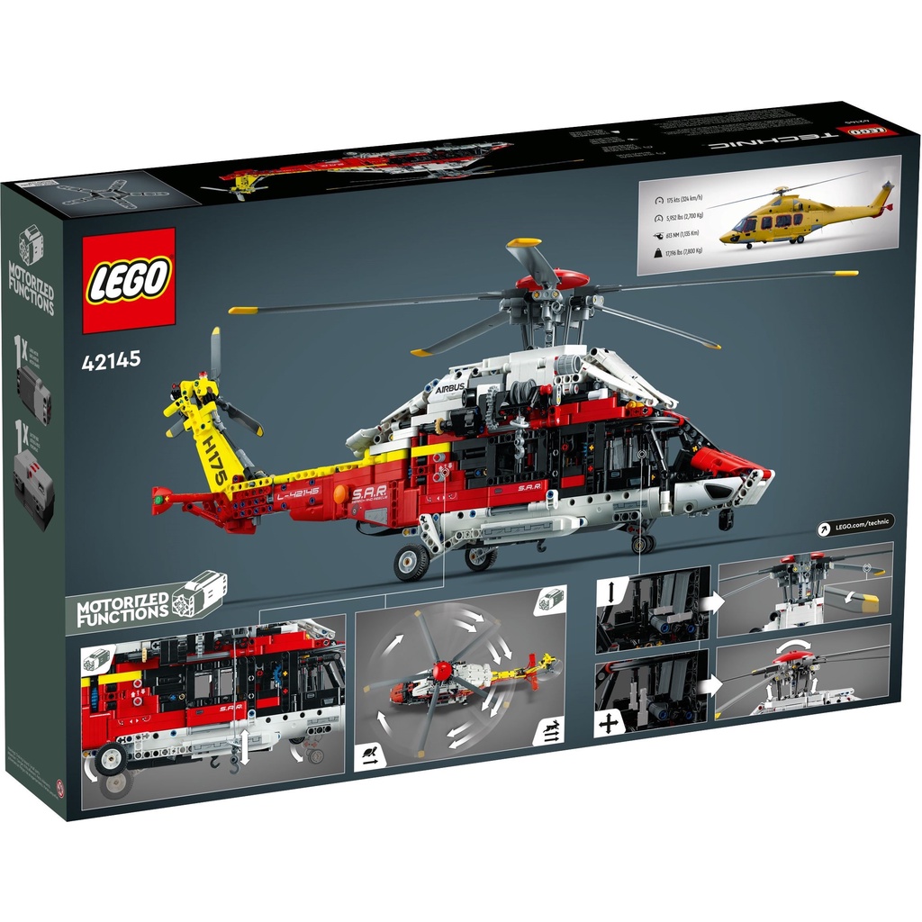 42145 Đồ chơi lắp ráp Iego Technic Airbus H175 Rescue Helicopter - Đồ chơi lắp ráp  Máy bay cứu hộ