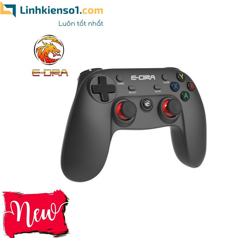 [Mã 254ELSALE giảm 7% đơn 300K] Tay cầm chơi game không dây E-Dra EGP7601 / EGP7602 Wireless