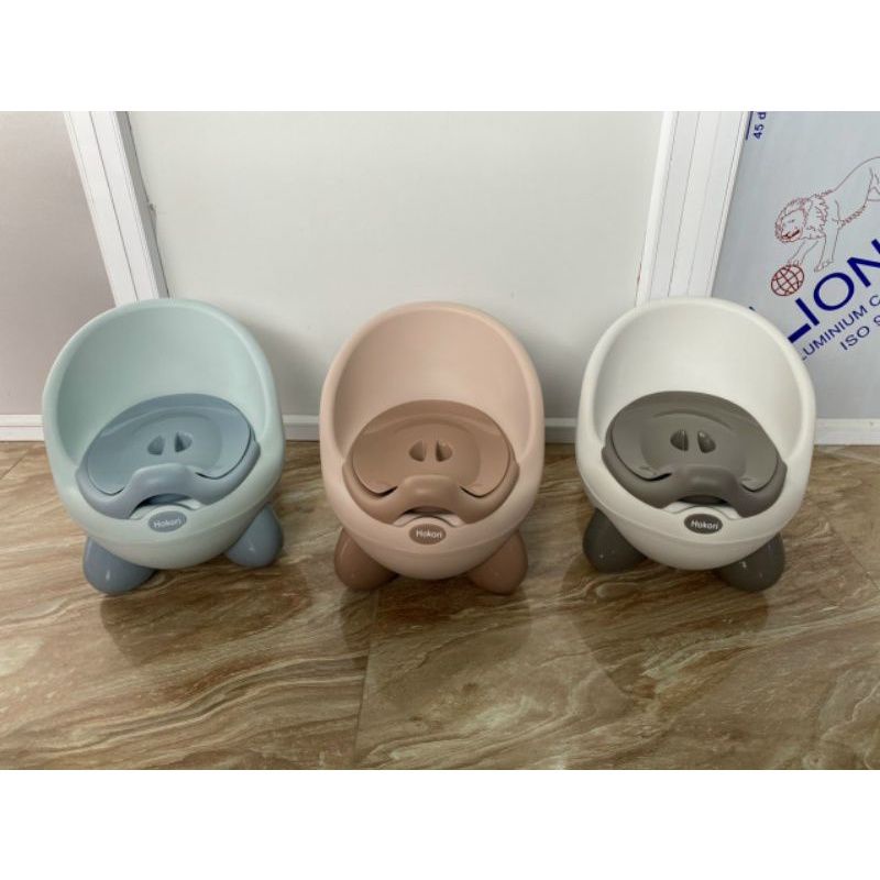 Bô Cho Bé Đi Vệ Sinh - Bô Gấu HOKORI Có Ngăn Chứa Dễ Tháo Lắp Nhựa Việt Nhật