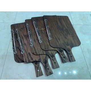 Menu nhà hàng thớt gỗ trang trí decor độc đáo menu gỗ