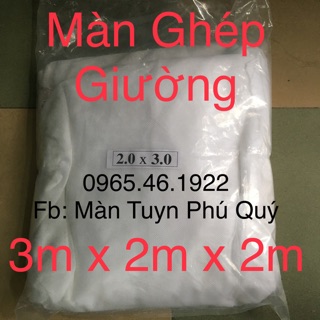 Màn Tuyn Ghép 2 Giường