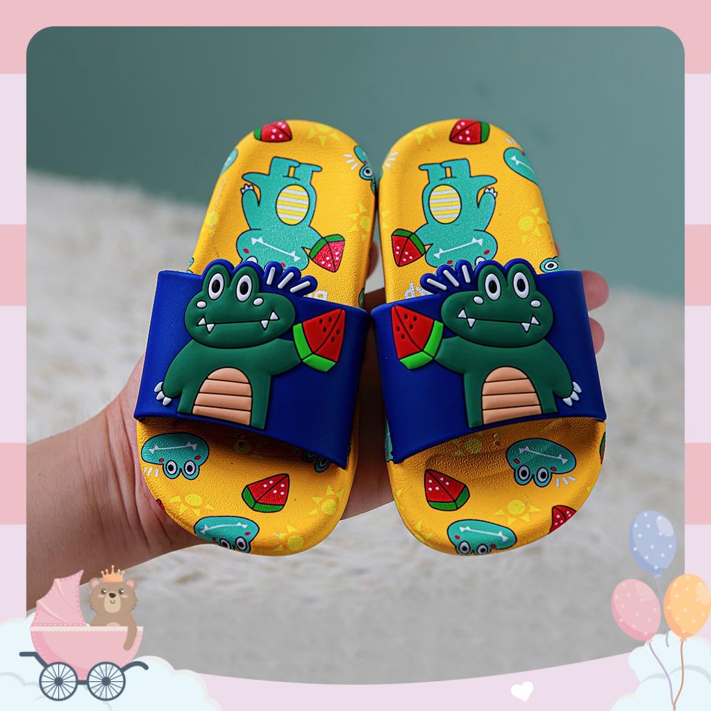 Dép Bé Trai Hình Cá Sấu Siêu Ngộ Nghĩnh Đủ Size Đủ Màu Kèm Kích Thước Dễ Lựa Chọn (Hình Thật)