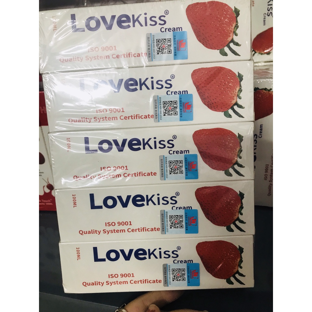Gel bôi trơn Lovekiss hương Dâu 100ml