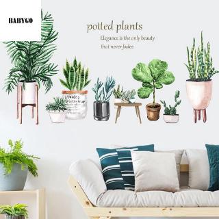Sticker dán tường hình cây xương rồng xinh xắn 2020