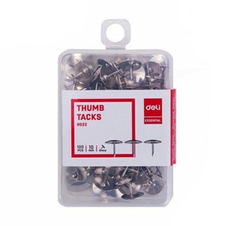 Đinh ghim - Ghim mũ inox Deli 0022