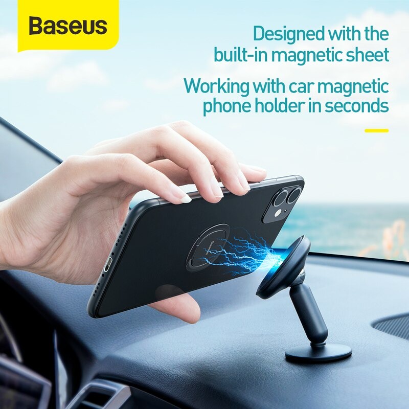 Giá Đỡ Nhẫn Móc Ngón Tay Baseus Xoay 360 Độ Dành Cho Tất Cả Các Mẫu Điện Thoại Di Động - TopLink