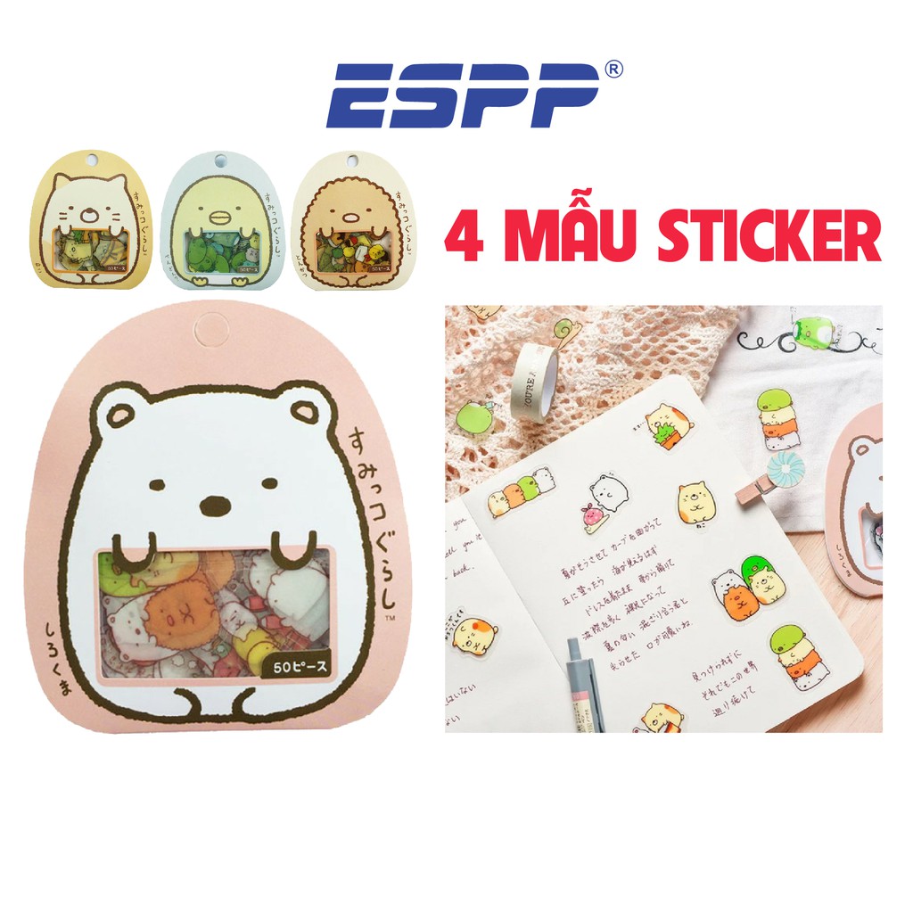 Sticker dễ thương mẫu ngẫu nhiên - ESPP