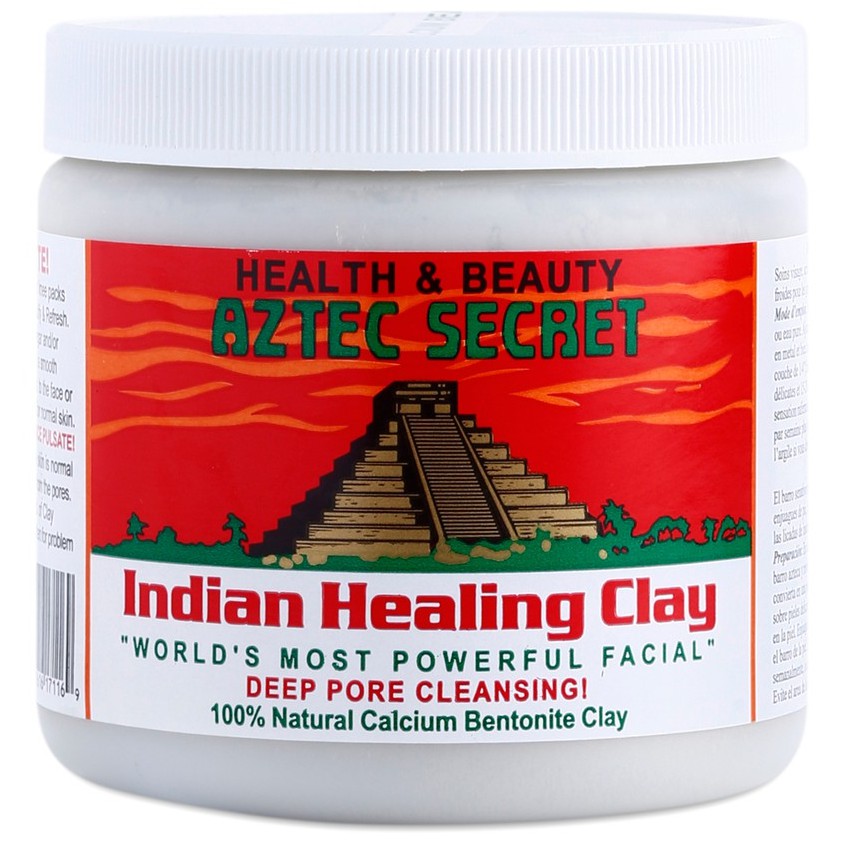 [Tặng cọ silicon & hộp đựng tiện lợi] Mặt Nạ Đất Sét Aztec Secret Indian Healing Clay 454g