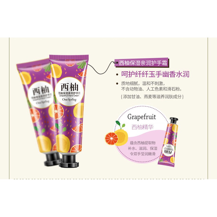[Sẵn chính hãng] Một set 5 tuýp kem dưỡng da tay One Spring 5 mùi khác nhau. | BigBuy360 - bigbuy360.vn