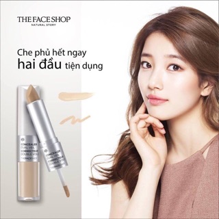 Che khuyết điểm 2 đầu concealer dual veil & correcte