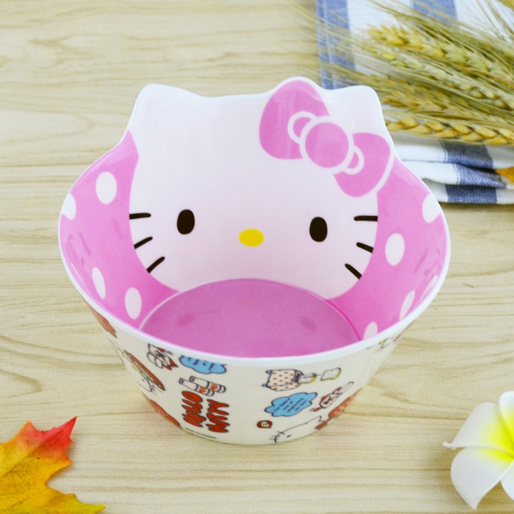 Bát Ăn Bằng Gốm Sứ Chống Rơi Chống Bỏng Hình Nàng Tiên Cá Hoạt Hình Dễ Thương Dành Ch