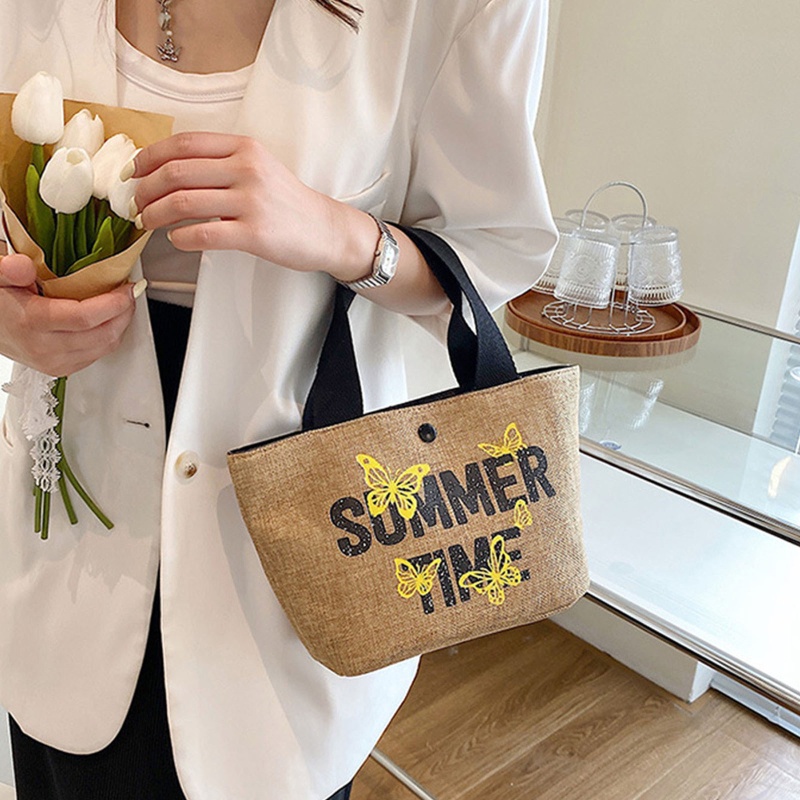 Túi Xách Đeo Vai Dệt Tay In Chữ Thời Trang Dành Cho Nữ