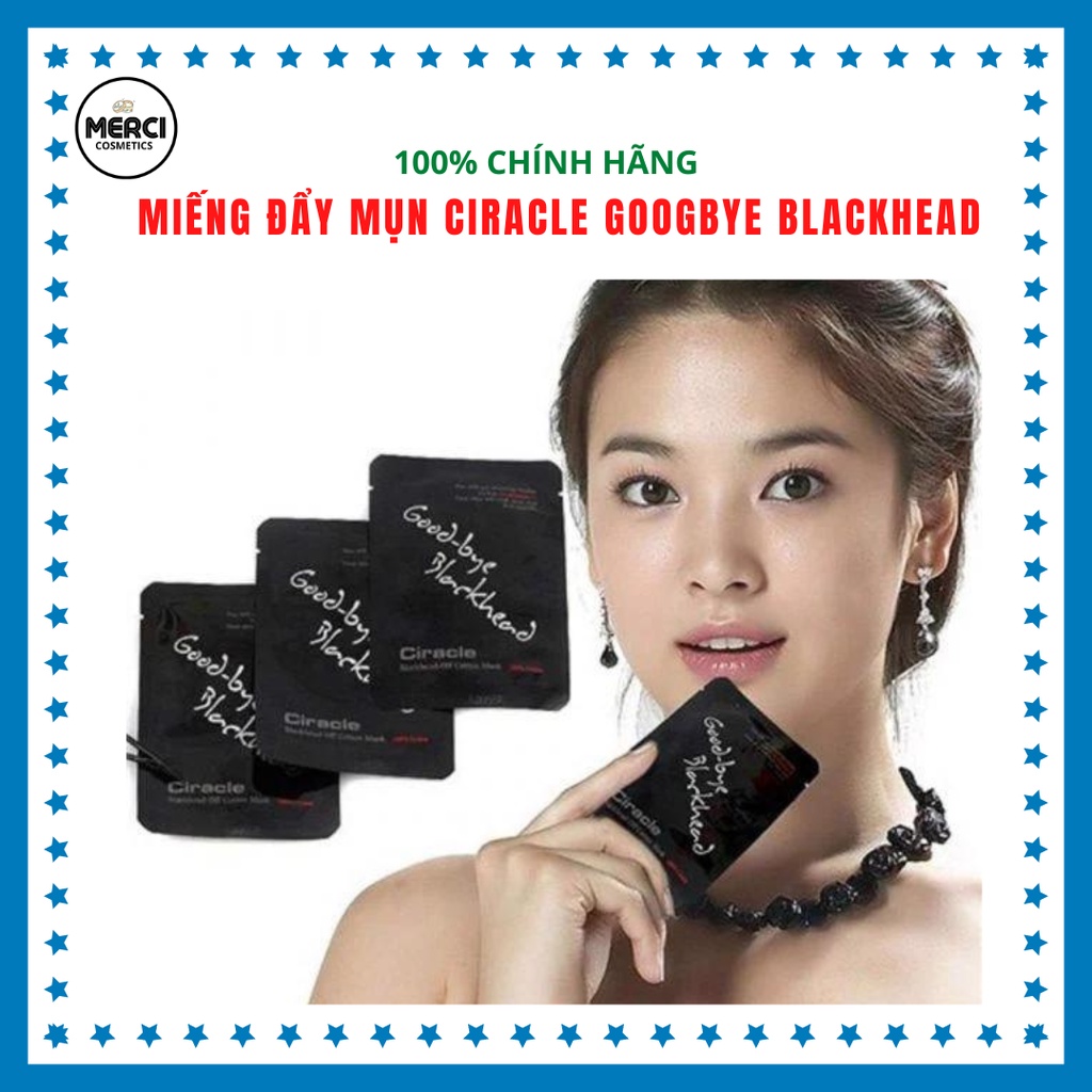 Miếng dán lột mụn, đẩy mụn Ciracle Goodbye BlackHead - 100% Hàng chính hãng