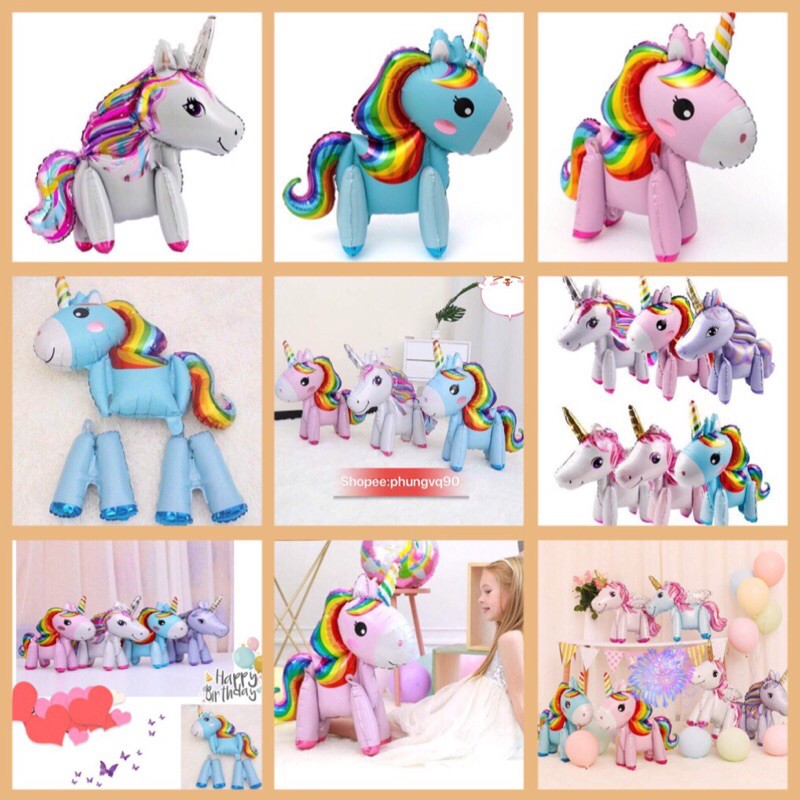 Bóng ngựa PONY 4D size trung