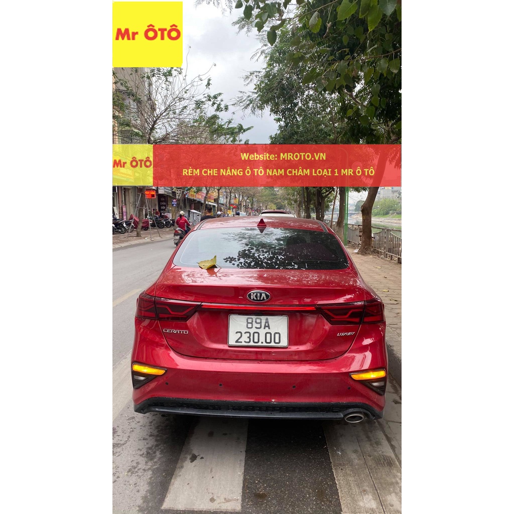 Rèm che nắng xe Kia K3 2021 - 2022 Loại 1 MR OTO , Bộ 4 cánh hút nam châm Cao Cấp