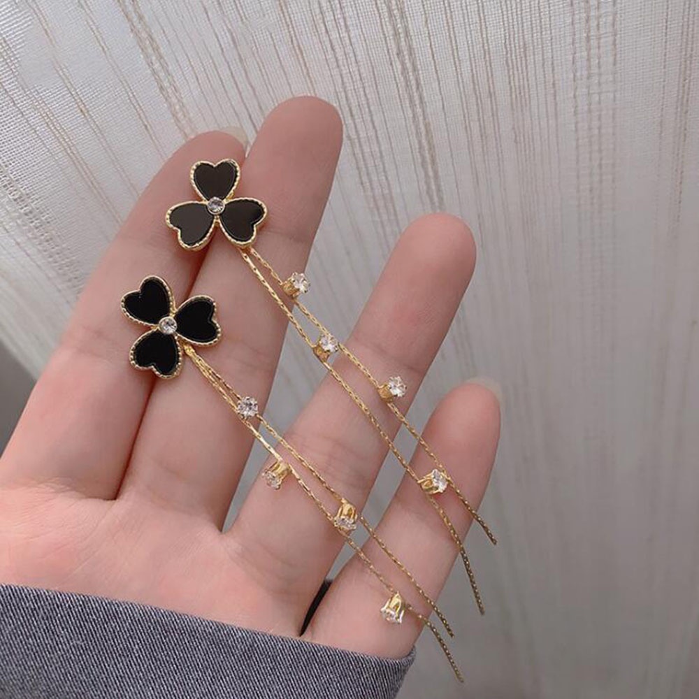 Bông Tai HợP Kim DạNg DàI ĐíNh Đá Thanh LịCh