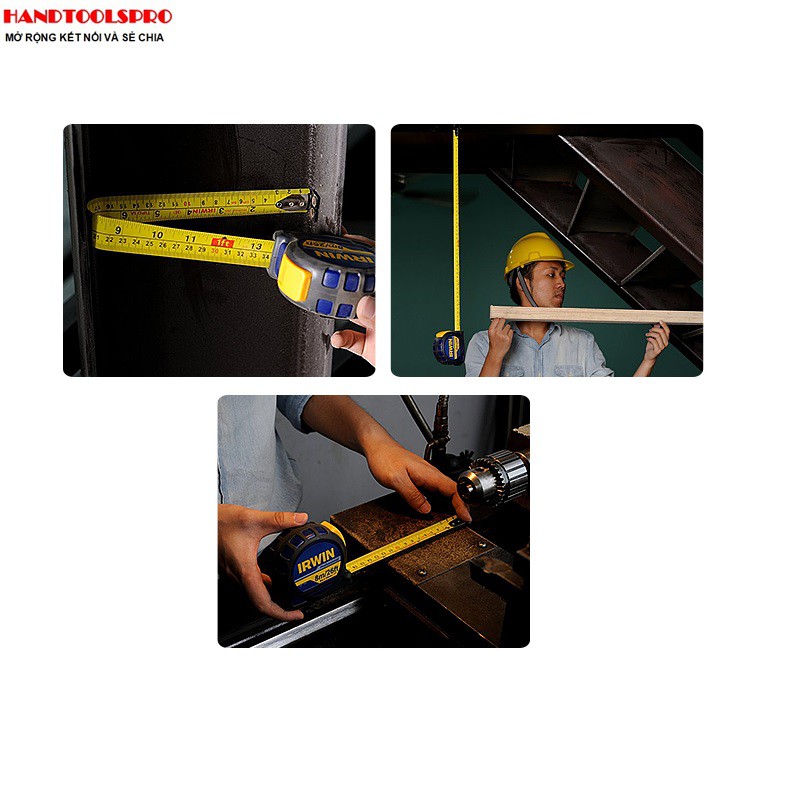 Thước cuộn bọc cao su có nam châm 3m bản 16mm IRWIN T13949