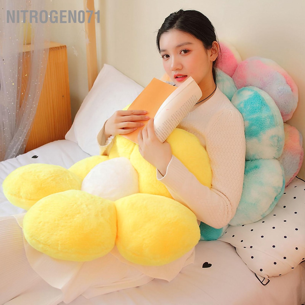 Gối Đệm Hình Bông Hoa Đáng Yêu - mềm mại Thoải mái đầy màu sắc Đệm hoa nhà Sofa Quà tặng sinh nhật Nitrogen071