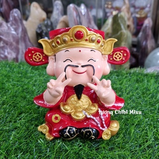 Tượng chibi Thần Tài vui vẻ 13cm