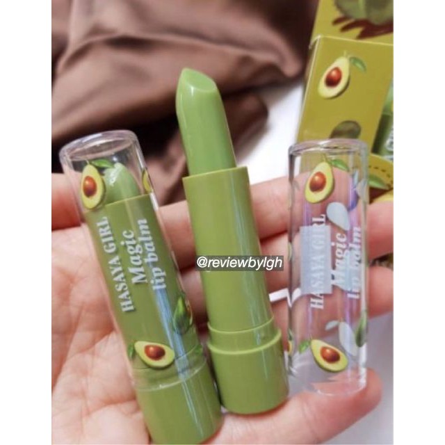 Son dưỡng môi Trái Bơ Hasaya Girl Soft Avocado lipbalm chính hãng nội địa sỉ rẻ mềm môi hồng môi căng mộng