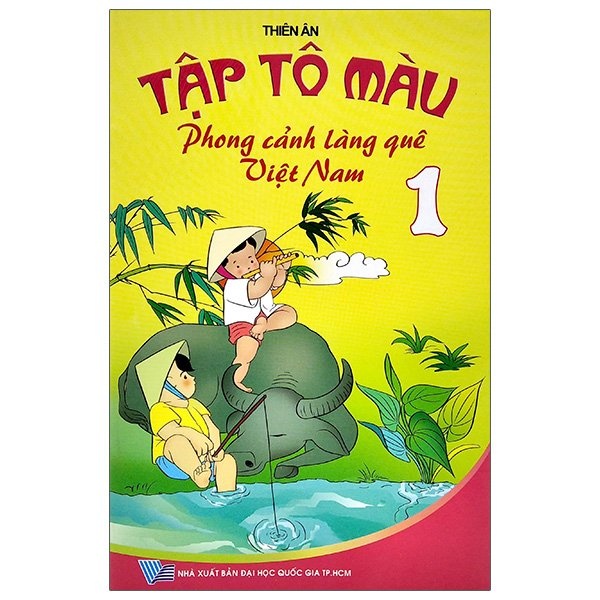 Sách Tập Tô Màu - Phong Cảnh Làng Quê Việt Nam - Tập 1