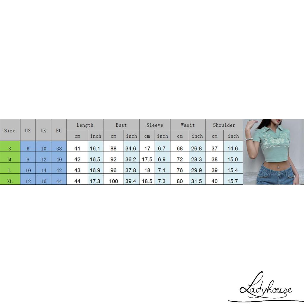 Áo Thun Crop Top Tay Ngắn Dáng Ôm In Chữ/ Hoa Phong Cách Harajuku Cổ Điển Thời Trang Mùa Hè Cho Nữ Y2K