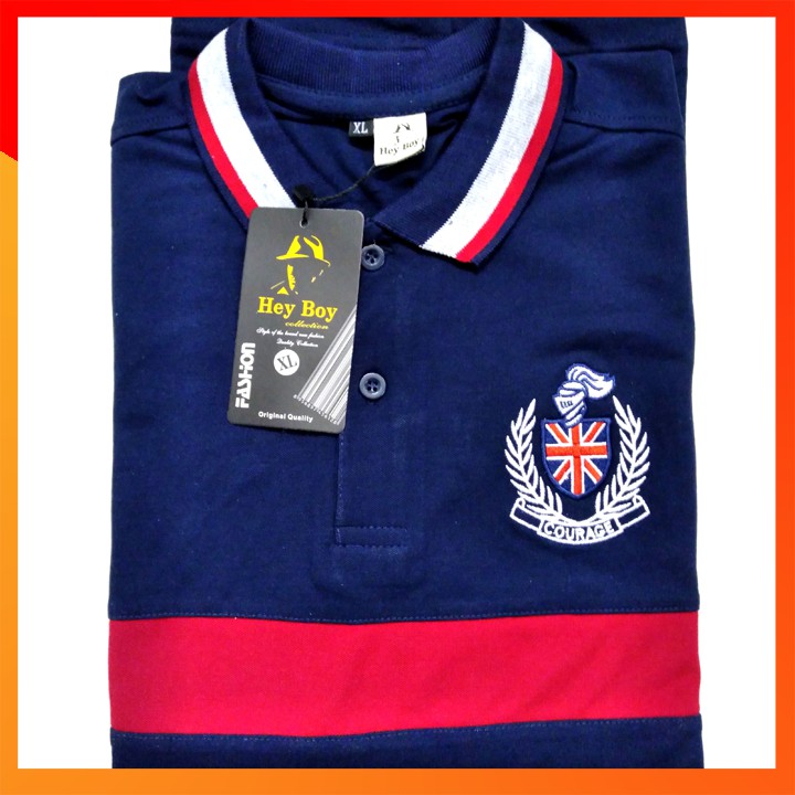 Áo Thun Nam 🌟FREESHIP – HÀNG CHẤT🌟 Cổ Bẻ Tay Ngắn Phối Sọc Bo Đính Logo, Thun Cá Sấu 65/35 4 Chiều Cao Cấp | BigBuy360 - bigbuy360.vn