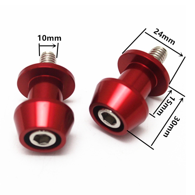 Set 2 Ốc Vít 10mm Chuyên Dụng Cho Xe Mô Tô KAWASAKI ER6N Z750 NINJA 250