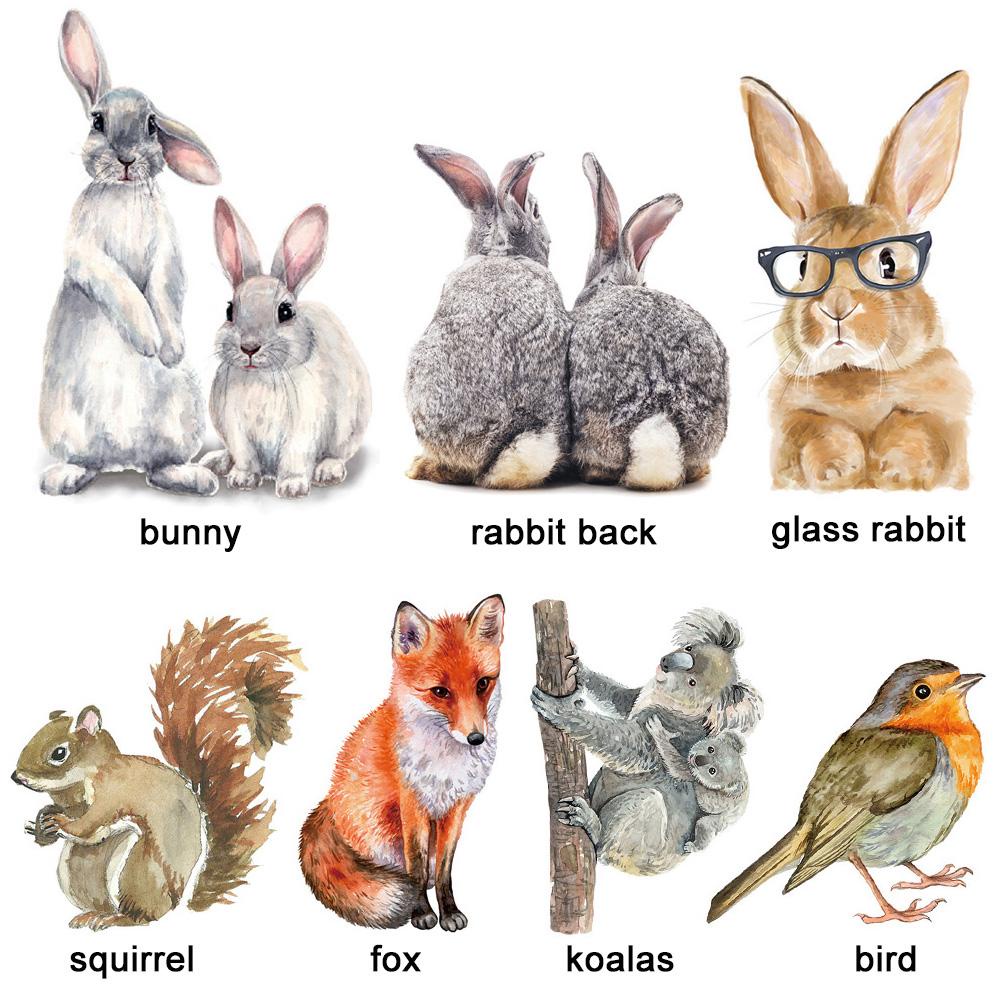 Sticker Dán Tường Họa Tiết Hoạt Hình Dễ Thương Bắt Mắt