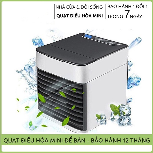 Quạt Điều Hòa Mini - Máy Điều Hoà Hơi Nước Siêu Mát - Quạt tạo ẩm làm mát không khí