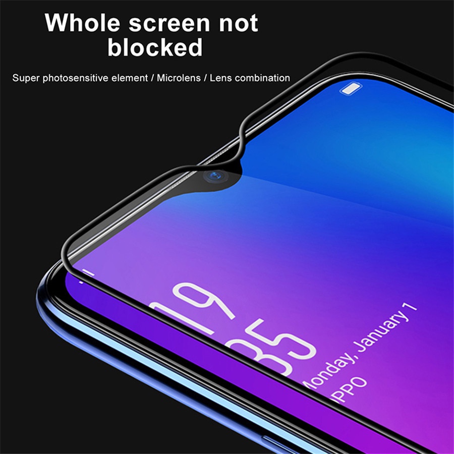 Kính cường lực Full màn 21D Cho OPPO A5S F9 F11 Pro A12 A15 A15S A16 A31 A91 A92 A93 A53 A54 A74 A95 Reno 3 4 5