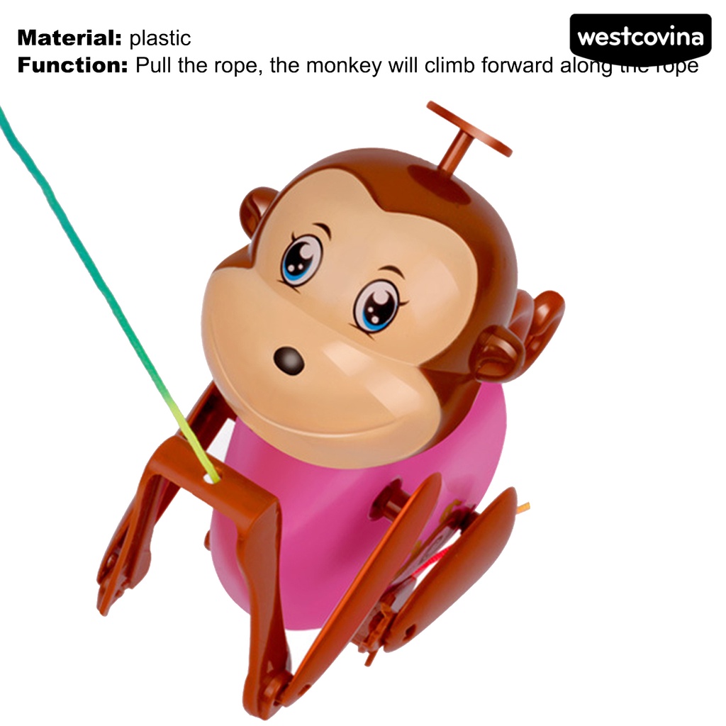 Đồ Chơi Tương Tác Hình Chú Khỉ Leo Cây Dễ Thương Cho Bé