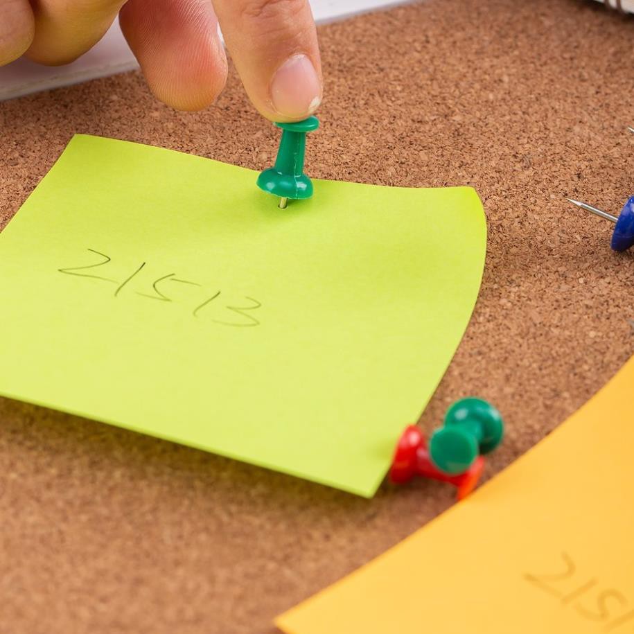 2 hộp Ghim bảng nhiều màu, 35 cái/hộp, Deli 0021