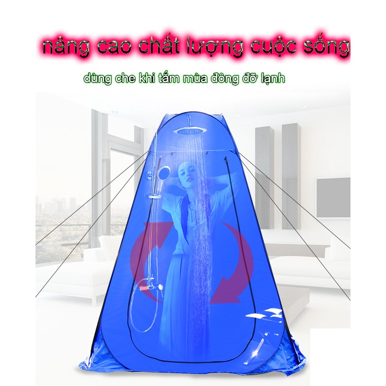 Lều Xông Hơi Đa Chức Năng tự bung cao 190cm rộng 120cm trong phủ sơn vải dày
