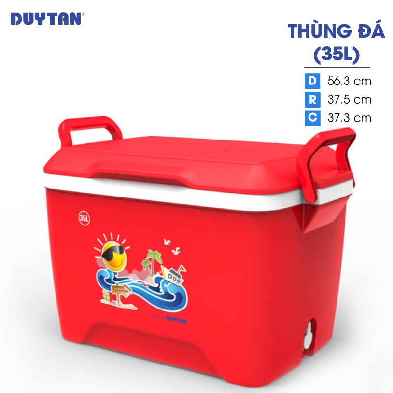 Thùng đá nhựa DUY TÂN Matsu 35 lít (56.3 x 37.5 x 37.3 cm) - 02515 - Giao màu ngẫu nhiên